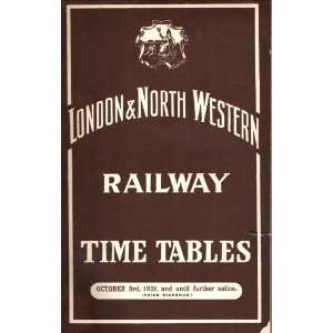  London and North Western Railway Timetable 1921 