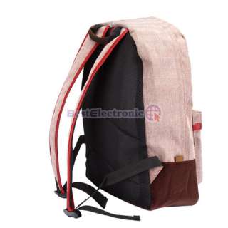New Zipper Closure School Backpack Bag Bookbag Travel Bag Linen 7 