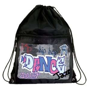  Dance Bag  Graffiti Drawstring Backpack