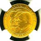1944 romania gold coin 20 lei ngc $ 459 95  see 