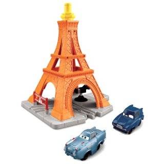 Fisher Price GeoTrax Disney / Pixar Cars 2 Eiffel Tire Crash