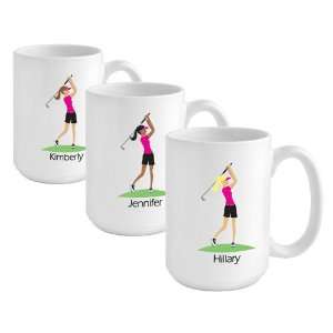  Personalized Go Girl Golfer Coffee Mug
