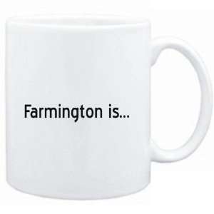 Mug White  Farmington IS  Usa Cities 