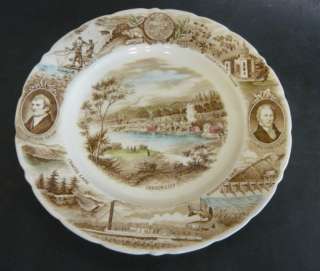 JOHNSON BROS BROTHERS THE OREGON STATE PLATE ENGLAND  