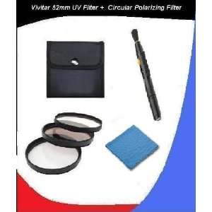 High Grade 52mm UV Filter, Vivitar High Grade 52mm Circular Polarizing 
