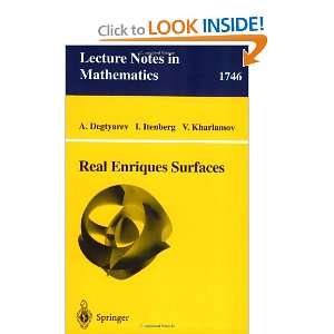  Real Enriques Surfaces (Lecture Notes in Mathematics 