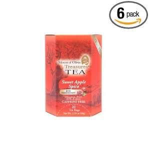 Mount of Olives Treasures Sweet Apple Spice, 20 Count Tea Bags (Pack 