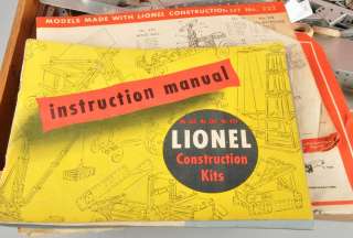 Vintage LIONEL Construction Kit #343 ORIGINAL Set 1948  