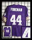 Chuck Foreman MN Minnesota Vikings Legend Signed Auto Jersey COA GFA