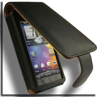 Genuine Leather Case for HTC EVO 4G Black Holster Cover  