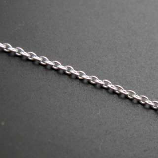   Necklace Chain Tiny Plain Cable (16,18,20,22,24,26,28,30 inch)  