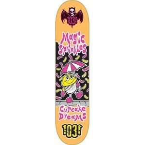  1031 Dancing Cupcake Skateboard Deck   8.25 x 32 Sports 