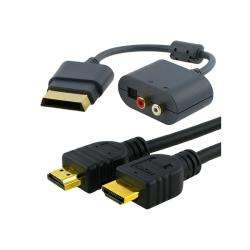 Microsoft xBox 360 RCA Audio Adapter / HDMI Cable  