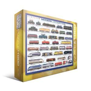  Modern Locomotives 1000 Piece Puzzle Toys & Games