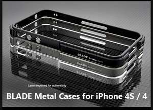   / Silver / Titan Blade Metal Aluminum Bumper Case fr Iphone 4 4G 4S
