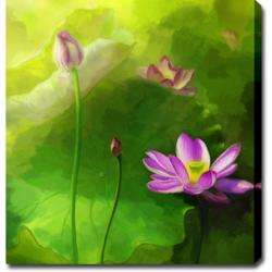 Lotus Flower Canvas Art  