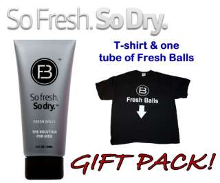 FRESH BALLS   So Fresh So Dry Tube & a T Shirt Gift Set 855946002003 