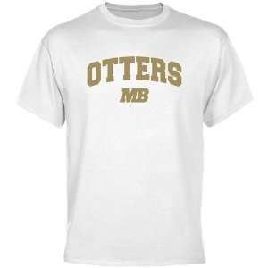  NCAA Cal State Monterey Bay Otters White Logo Arch T shirt 