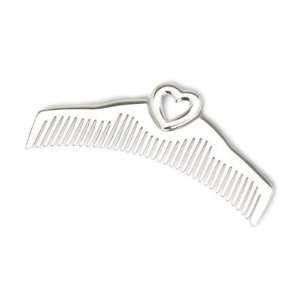  Heart Sterling Silver Baby Comb Toys & Games