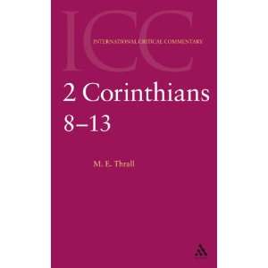  2 Corinthians 1 7 A Critical and Exegetical Commentary on 