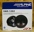 Alpine Type R SWR 12D2 Type R 12 subwoofer with dual 2 ohm voice 