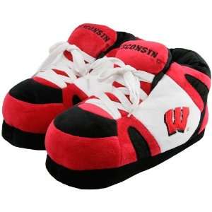   Wisconsin Badgers Unisex Cardinal Sneaker Slippers
