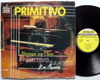 PRIMITIVO SANTOS Y SU ORQUESTA Merengue Con Clase LP  