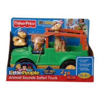   Little People Zoo Talkers Animal Sounds Safari Truck  