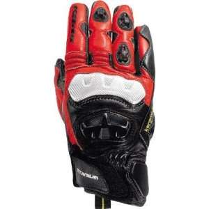  Spidi Sport S.R.L. RV Coupe Gloves, Black/White/Red, Size 