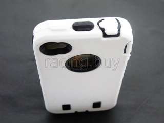 New Heavy Duty Case Cover For Apple iPhone 4 4G White  