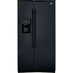   25.6 cubic foot Black Refrigerator with Dispenser  