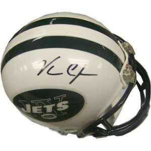Vernon Gholston Autographed New York Jets Mini Helmet  
