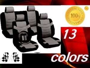 11 Piece Superior Car SEAT COVERS (MOST POPULAR) zs  