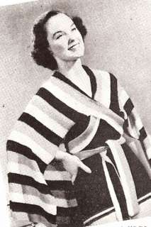 Vintage Swimsuit Swim Suit Skirt Robe knitting pattern  