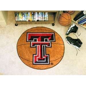 Texas Tech Raiders Basketball Rug 29
