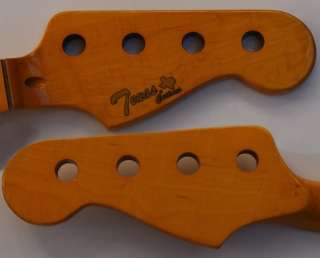 Texas Customs Jazz Bass Neck, Vintage Butterscotch,1.5 inch(38mm)Nut 
