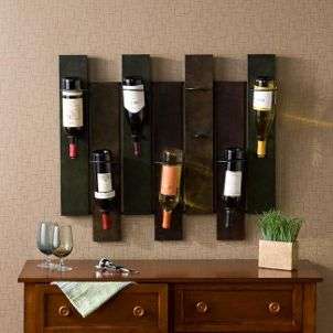 Wall mounted wine storage