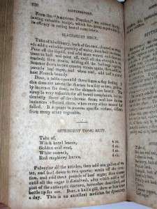 Rare Dispensatory Botanic Physician Medical Book 1837  