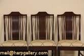 Set of 6 Mahogany Antique Dining Chairs  
