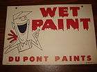 vintage paint sign  