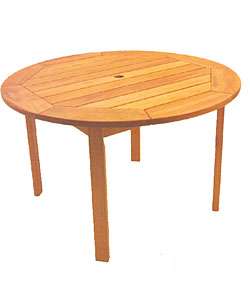 Eucalyptus Round Patio Table  