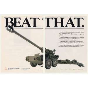   Technologies FH 88 Howitzer 2 Page Print Ad (44279)