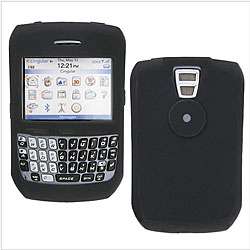 Silicone Skin Case for Blackberry Curve 8700, Black  