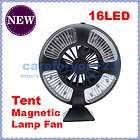 multifunction mini 16 leds camping fan tent lamp light returns 