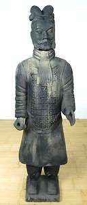 TERRACOTTA WARRIOR Chinese Ceramic Xian Replica Soldier Statue 4ft 