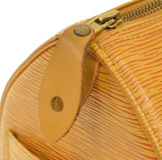 Louis Vuitton Speedy 25 City hand Bag Yellow Epi Leather F79  