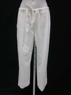 NWT NEON BUDDHA White Cotton Casual Slacks Pants Sz M  