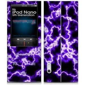  iPod Nano 5G Skin Electrify Purple Skin and Screen 