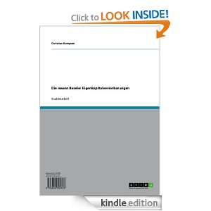 Die neuen Baseler Eigenkapitalvereinbarungen (German Edition 