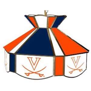  University of Virginia Cavaliers Stained Glass Swag Lamp Sports